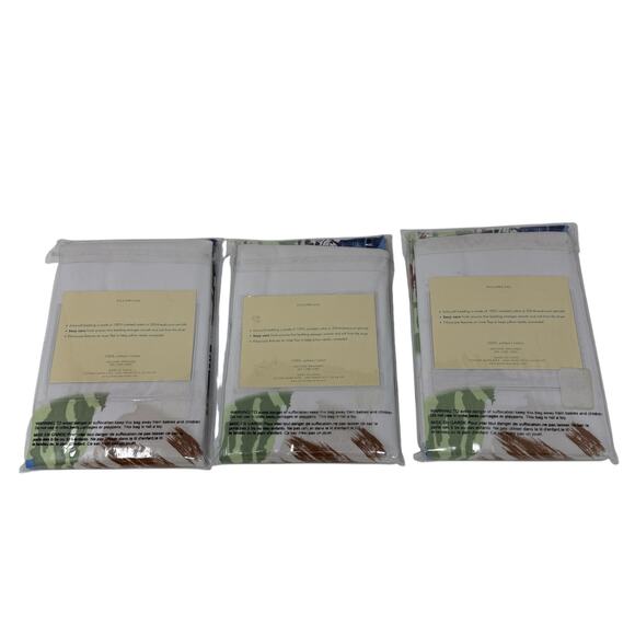 Pottery Barn Kids Retro Racecar Pillowcase Standard Size Cotton NEW LOT OF 3 - Picture 2 of 10